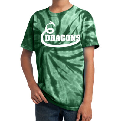 Dragon Tie-Dye Youth Short Sleeve Tee Thumbnail