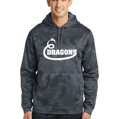 Dragons Sport-Wick CamoHex Fleece Hooded Pullover Thumbnail