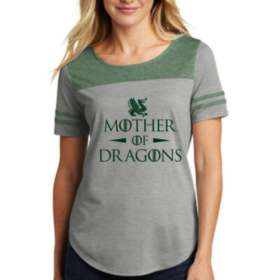Mothers of Dragon PosiCharge ® Tri-Blend Wicking Fan Tee Thumbnail